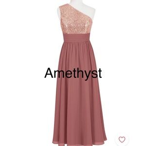 Azazie Sidney- Jr Bridesmaid Dress Amethyst